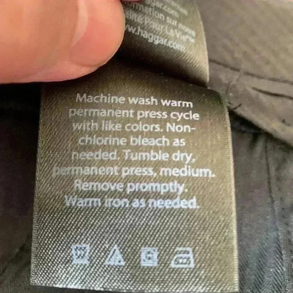 Kenneth Cole Reaction Lightweight Charcoal Grey Dress Pants - Picture 6 of 7